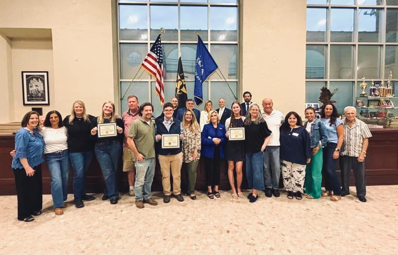 Friends of the Glen Cove Youth Board scholarship recognition