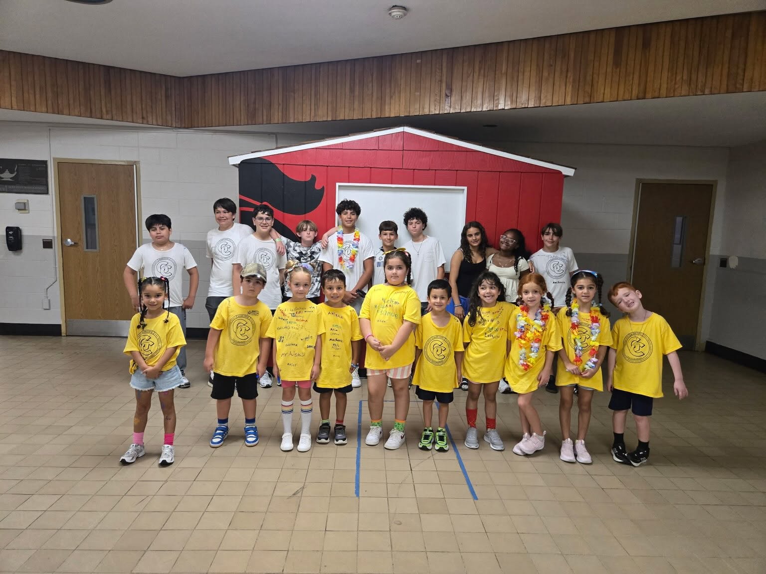 Children participating in a Glen Cove summer program