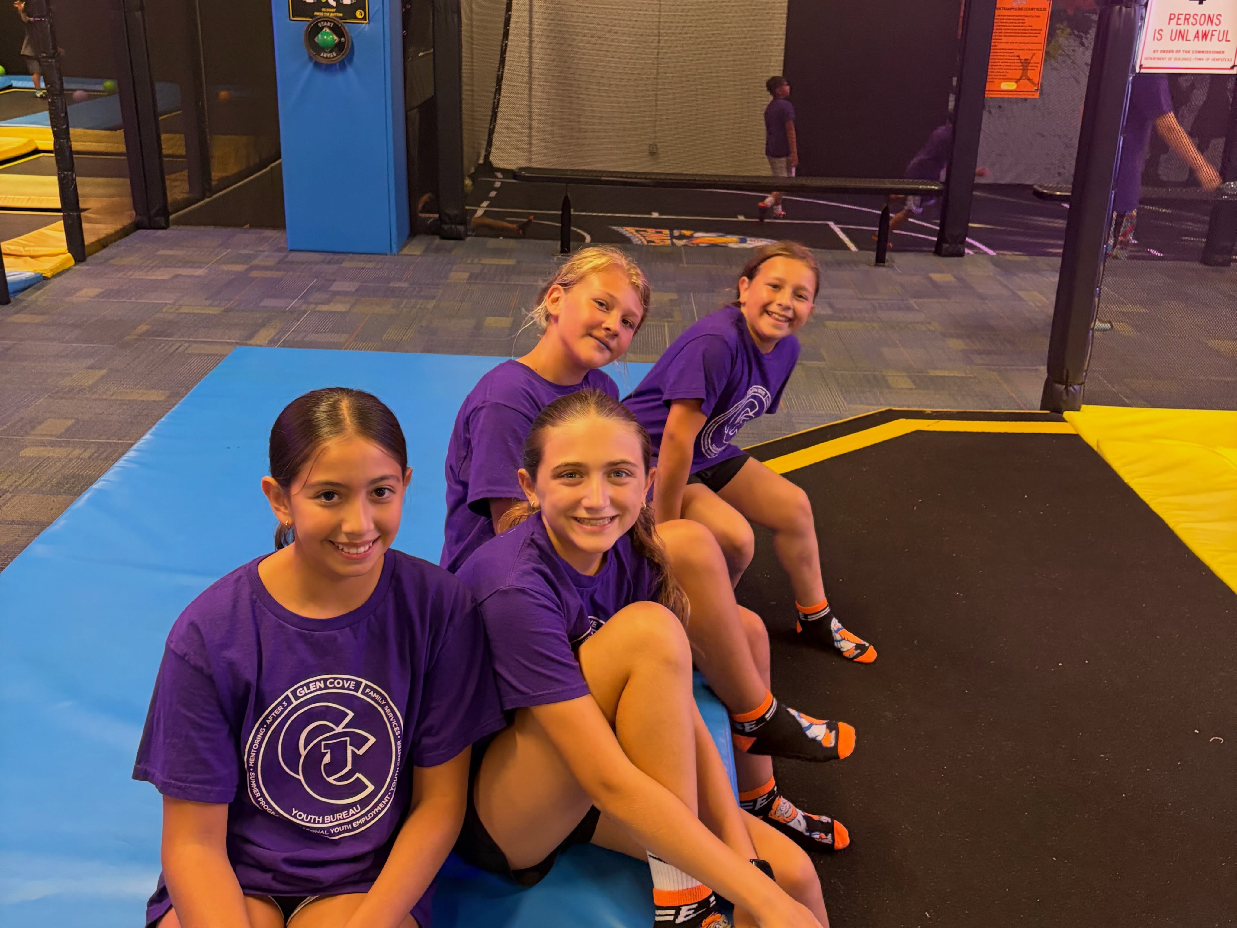 Glen Cove youth participating in a summer activity