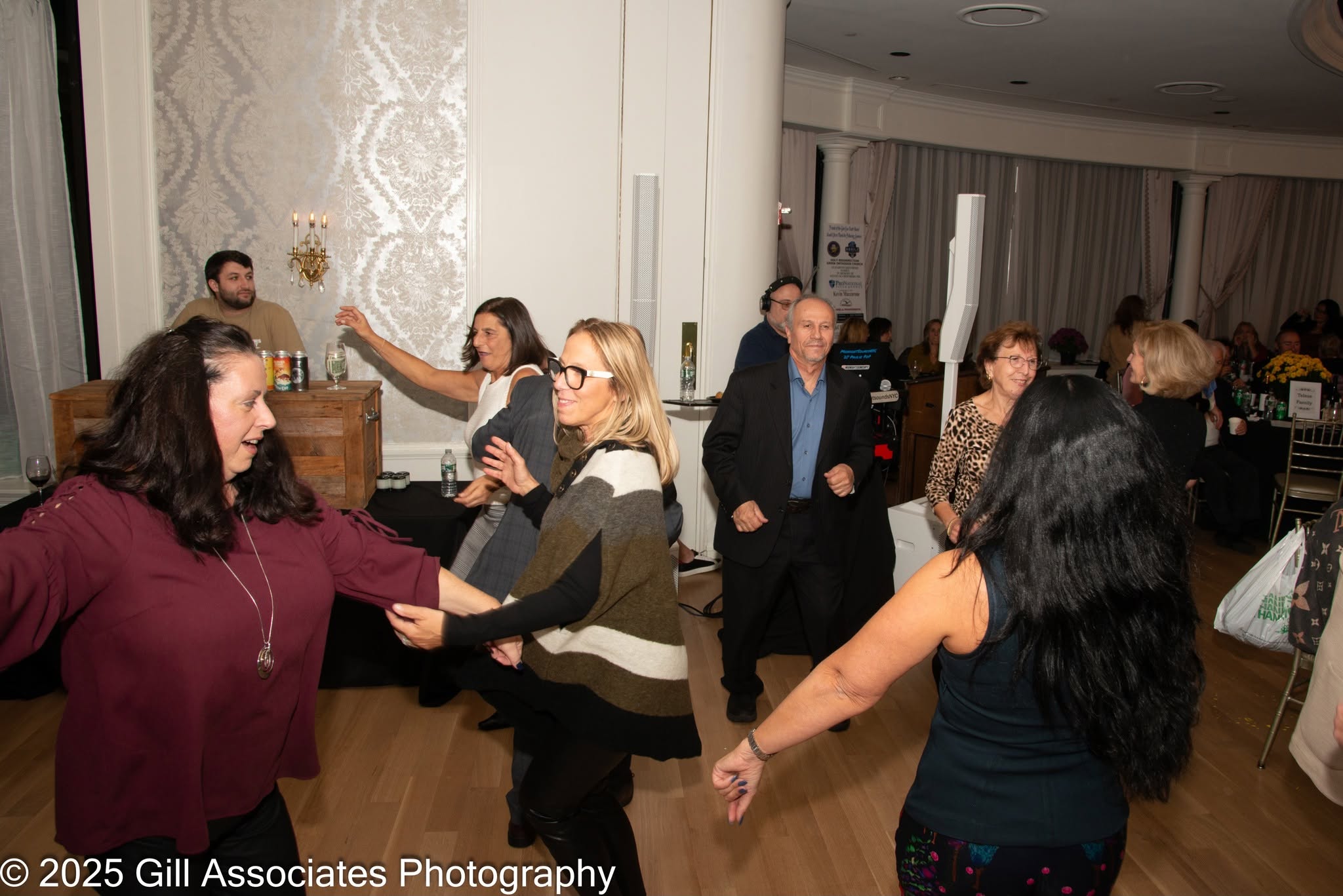 Guests dancing at Evening of Tastings