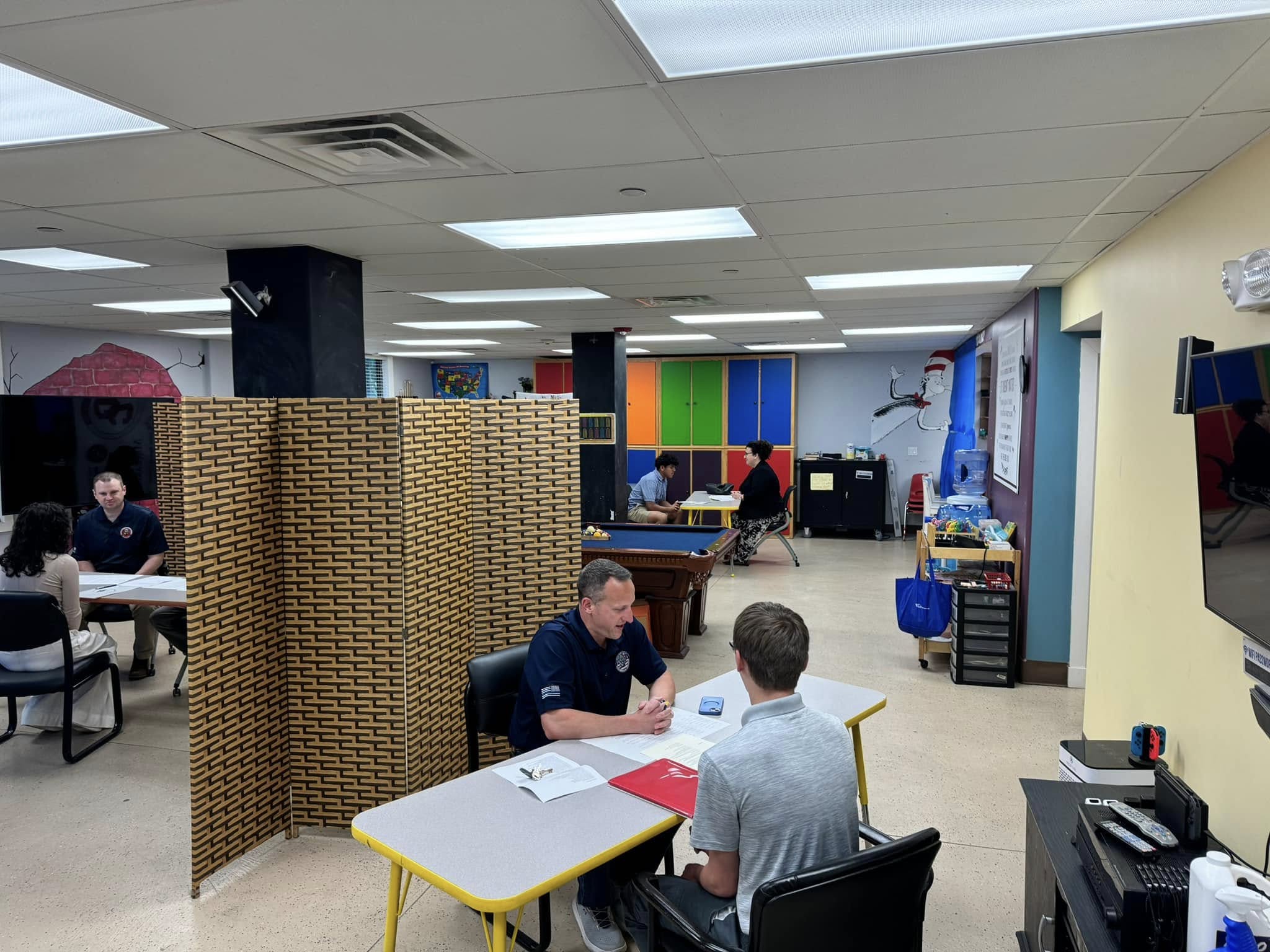 Youth employment interview preparation at the Youth Center